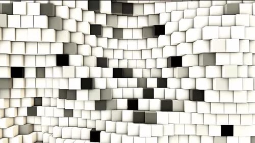 Animated Geometric Cubes Abstract Background Loop