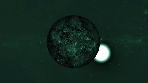 Animation eines Lavaplaneten. 2837