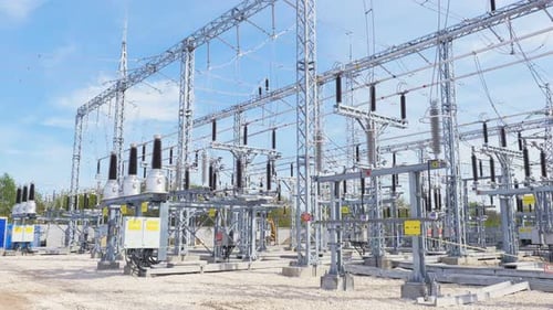 Isolators Installed at Transmission Substation Distributing Energy