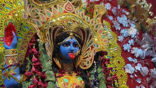 Diwali is one of the biggest festival in India, Kali, one of the deities of Hindus, is worshiped in