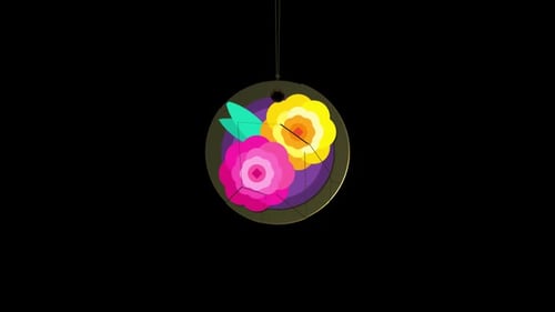Holi Flower Animation