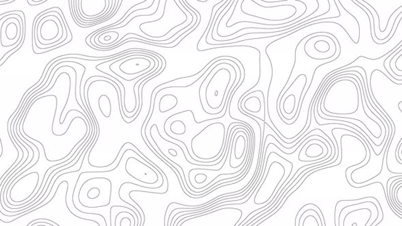 Abstract Morphing Grayscale Topographic Background Animation ...