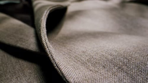 Elegant Tailored Suit Shirt Featuring Classic Buttons and Exquisite Details Texture Textile Close Up