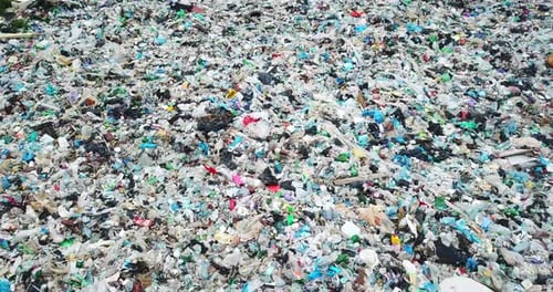 Shooting From a Copter of the City Landfill