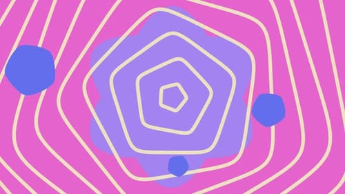 Fond coloré animé avec un motif d'étoile