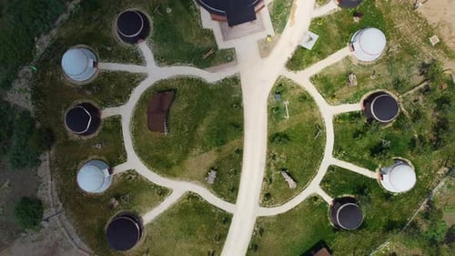 Drone aérien pour pavillons, chapiteaux et tentes