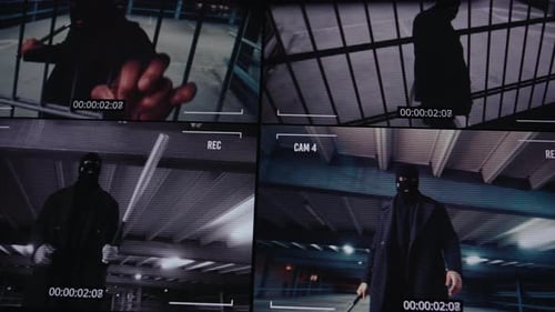 Bank Robber on Security Cam