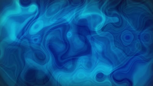 Abstract liquid blue background, Colorful marble liquid waves animation
