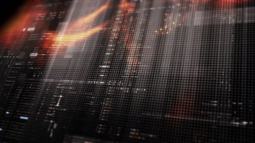 Futuristic digital screen matrix Background 12