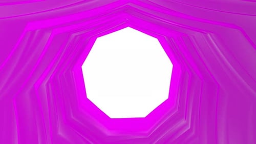 Tunnelschleifenanimation in lila Farbe