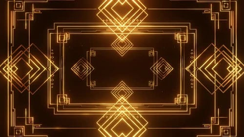Fondo Art Deco dorado 4K