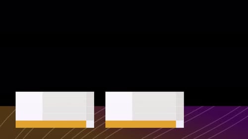 Game Time Collection: Purple bar at the bottom of the screen with two white boxes template