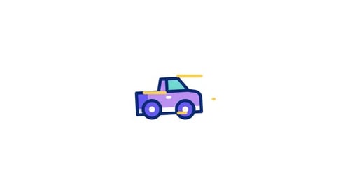 Minicar Animated Icon