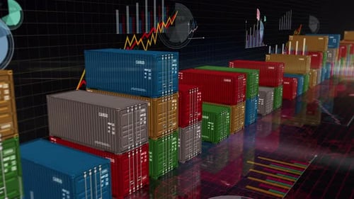 Global Shipping Logistics with Dynamic Business Data Visualizations
