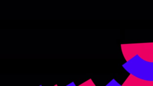 Colorful Geometric Shapes Reveal Transition