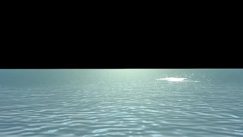 Night ocean
