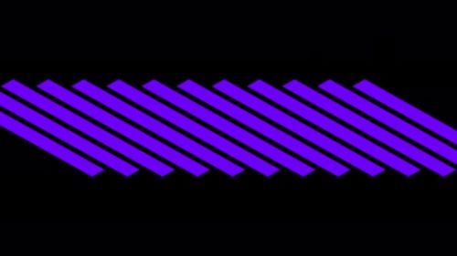 Dynamic Purple Geometric Stripes Transition