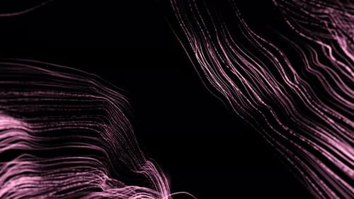 Dynamic Glowing Pink Lines Abstract Background Animation