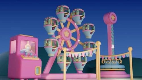 Amusement Park Carousel