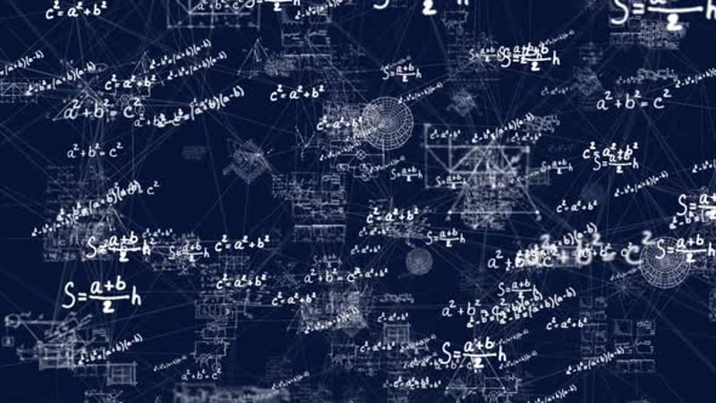 Flying Formulas And Equations, Overlays Motion Graphics ft. algebra ...