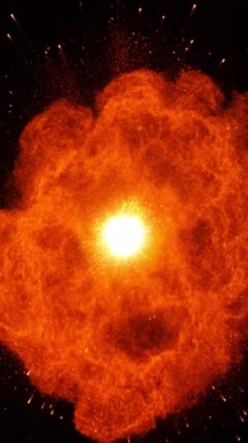 Spark and Flame Explosion