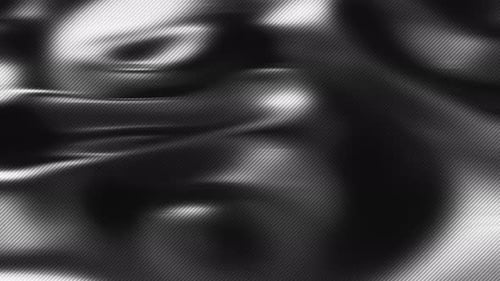 Dynamic Abstract Fluid Black Metallic Background Loop