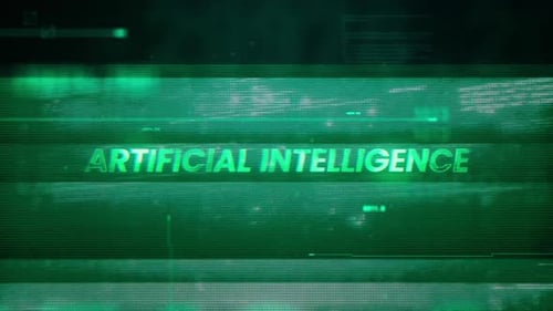 Künstliche Intelligenz, Wort zur Geräuschpanne, Fehlertechnologie, Futuristischer Datenhintergrund