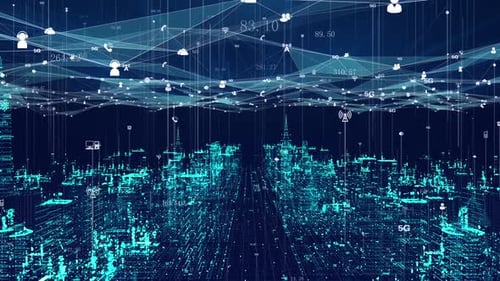 Holographic Network Technology Smart City