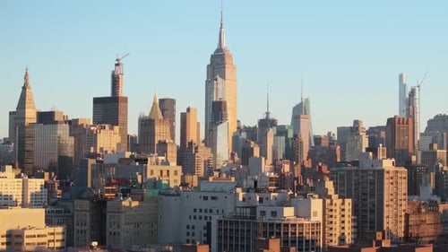 Aerial view of The Empire State Building