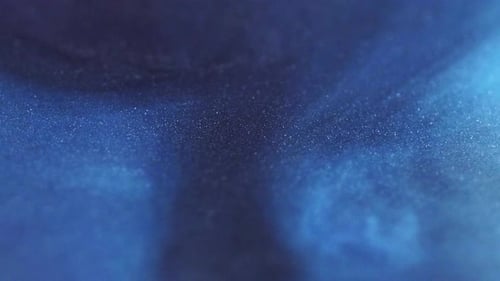 Abstract Motion Background with Blue and Black Particles