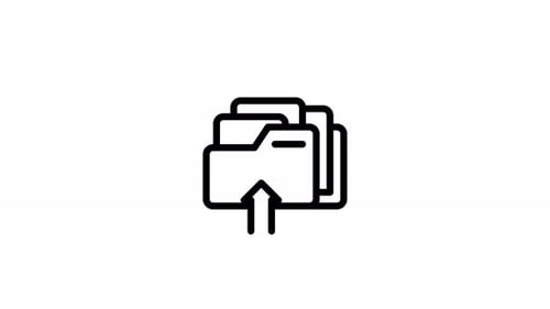 upload line icon animation