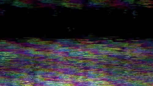 Dynamic Colorful Glitch Digital Noise Effect