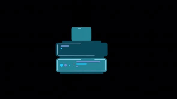 Animated Server Rack Stack with Data Analytics Chart, Elements Motion ...