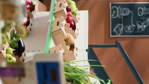 Fresh Produce and Vegetables for Sale at Market