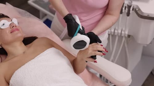 Cosmetology Procedure SPA Concept Laser Rejuvenation