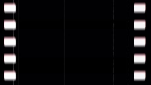 Retro Film Frame Overlay with Grain and Light Leaks