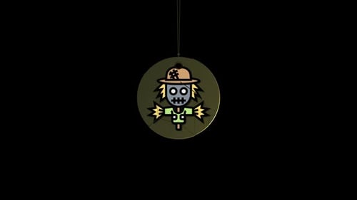Halloween-Vogelscheuchen-Ikonen-Animation
