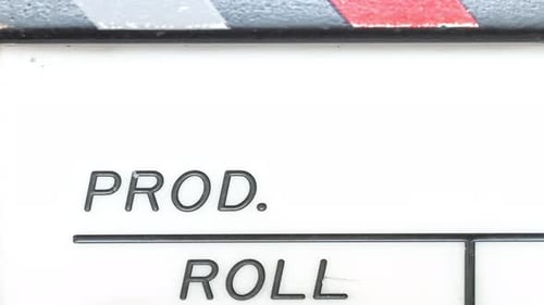 Classic Film Leader From Early Hollywood Projection Era