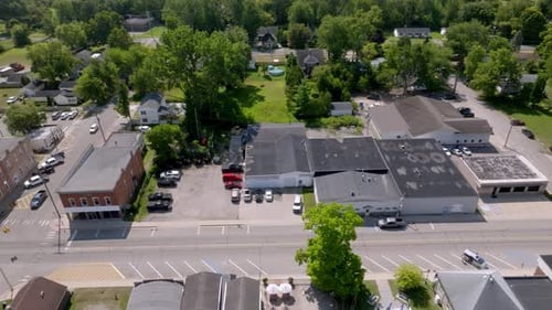 Downtown Grass Lake, Michigan.