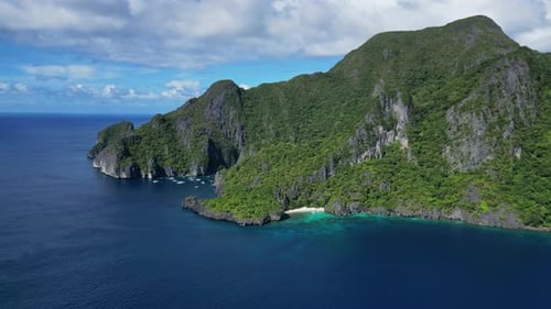 Tropical Philippines Islands Sea Panorama