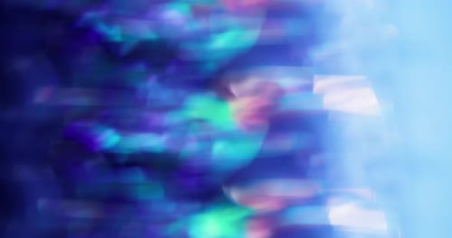 Defocused Crystal Sparkle Iridescent Glow Flare