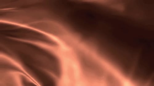 Abstract Copper Fluid Metallic Waves Background