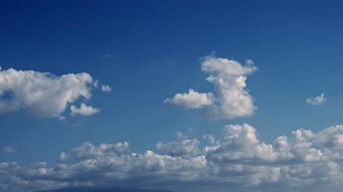 Bright And Soft Clouds Time Lapse 3