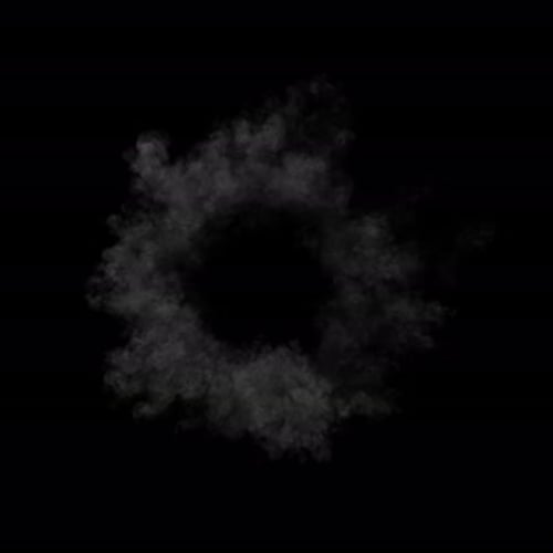 Abstract Dark Smoke Explosion Reveal Transition