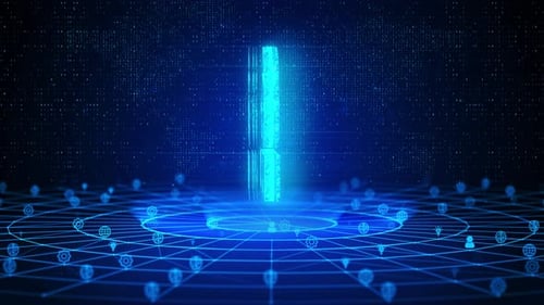 VPN Text Future Digital Technology Ai Cyber Space Deep Learning Background