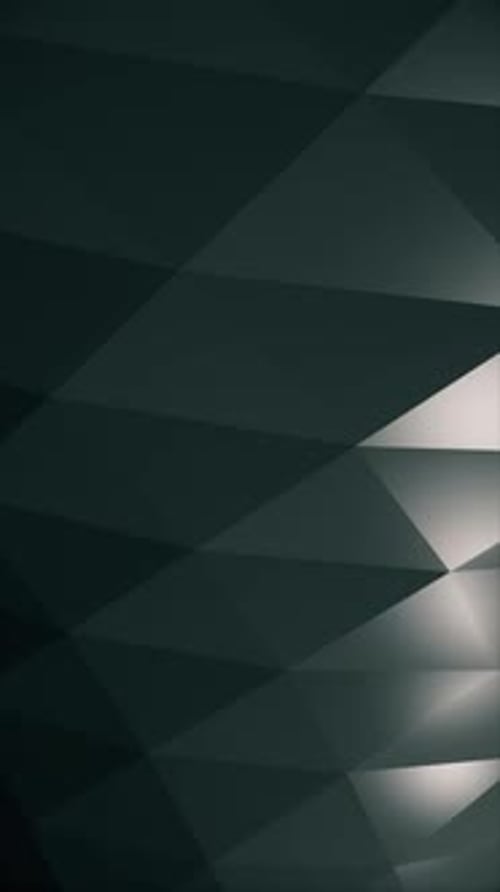 Animated Abstract Geometric Background with Shifting Light