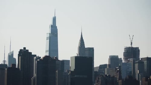 Manhattan Cityscape In New York City