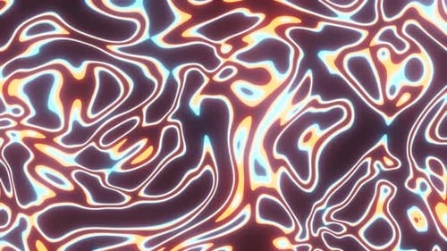 Rhythmic Digital Light Forms Pulse and Dance on Screen