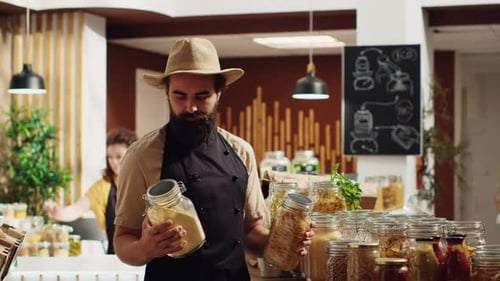 Local Neighborhood Shop Owner Portrait