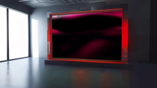 Interactive Virtual TV Studio: Engaging Set for Multimedia Broadcasting